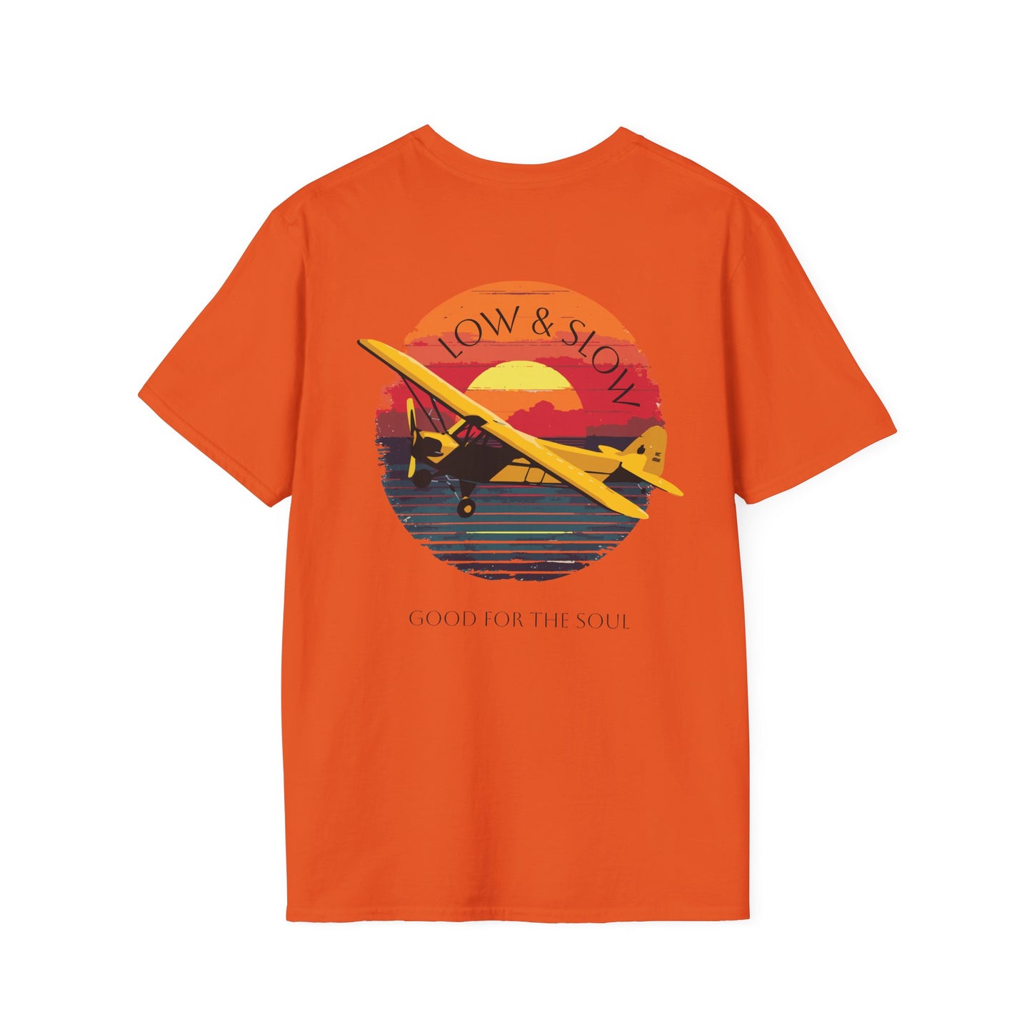 Low & Slow Taildragger Flying Aviation T-Shirt