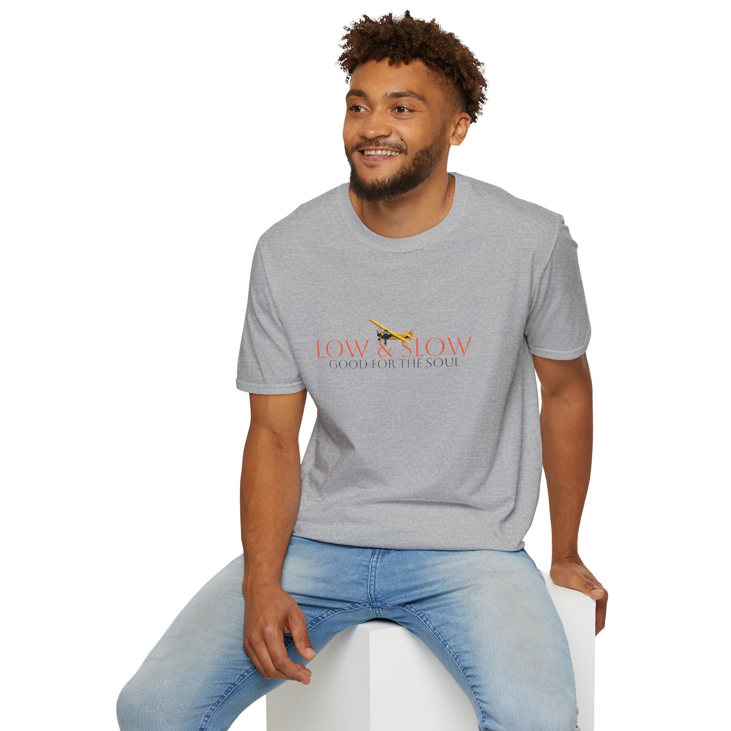 Low & Slow Taildragger Flying Aviation T-Shirt
