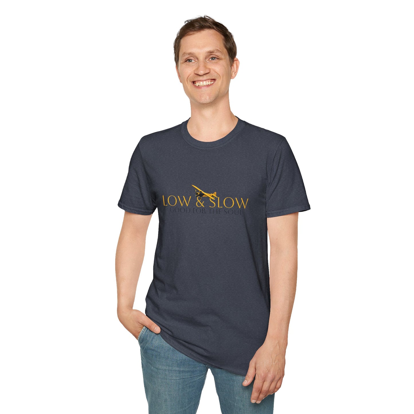Low & Slow Taildragger Flying Aviation T-Shirt
