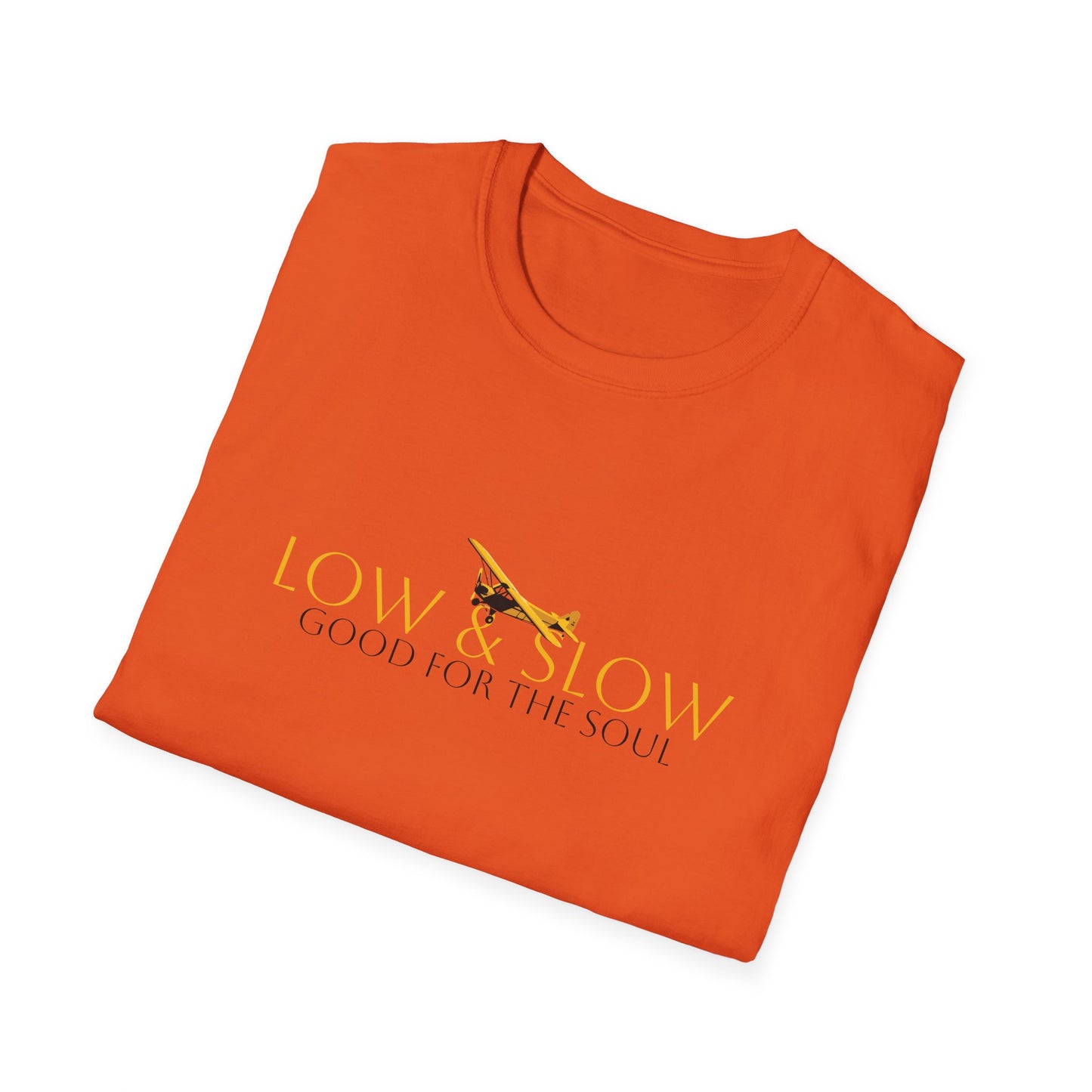 Low & Slow Taildragger Flying Aviation T-Shirt