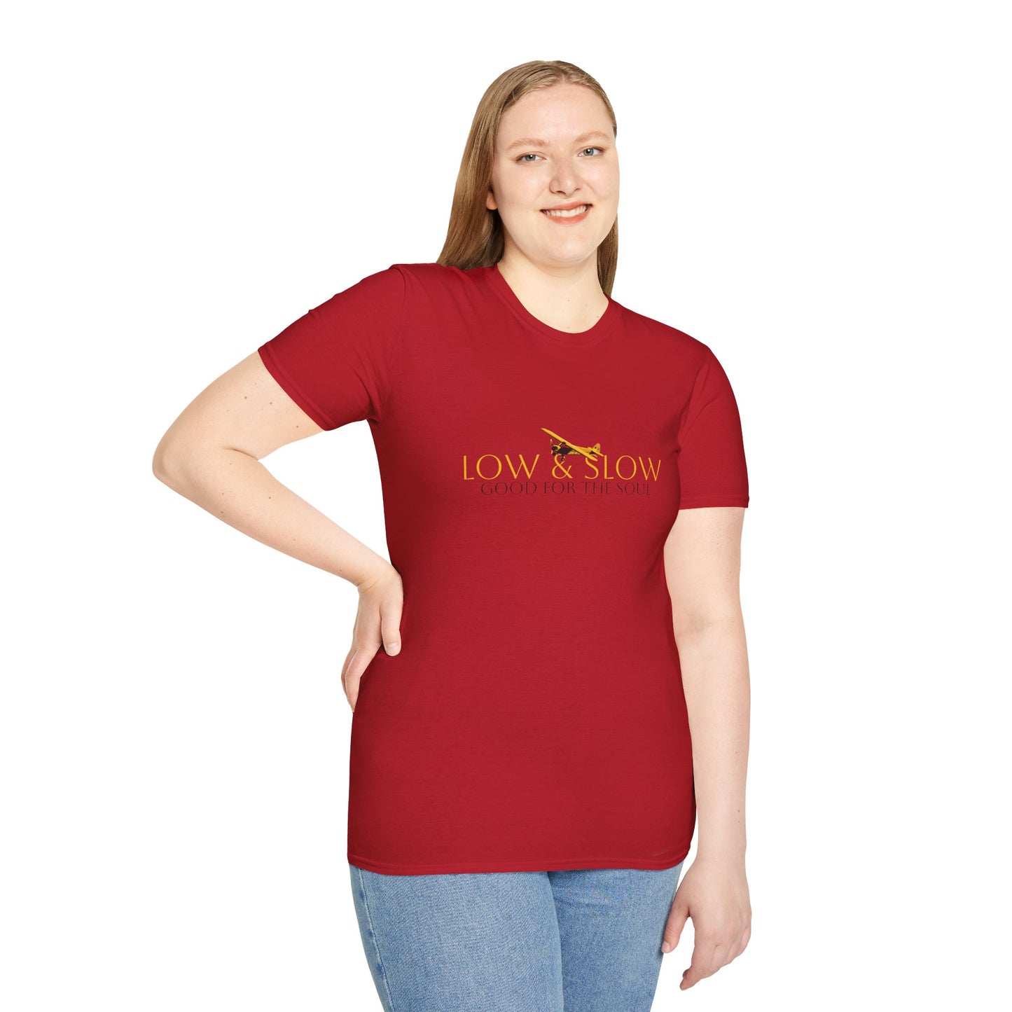 Low & Slow Taildragger Flying Aviation T-Shirt