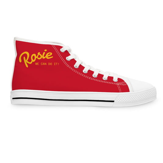 Rosie High Top Sneakers with Artistic Design, Stylish Footwear, Casual Sneakers, Unique Sneakers for Comfort, Gifts for Her, [...]