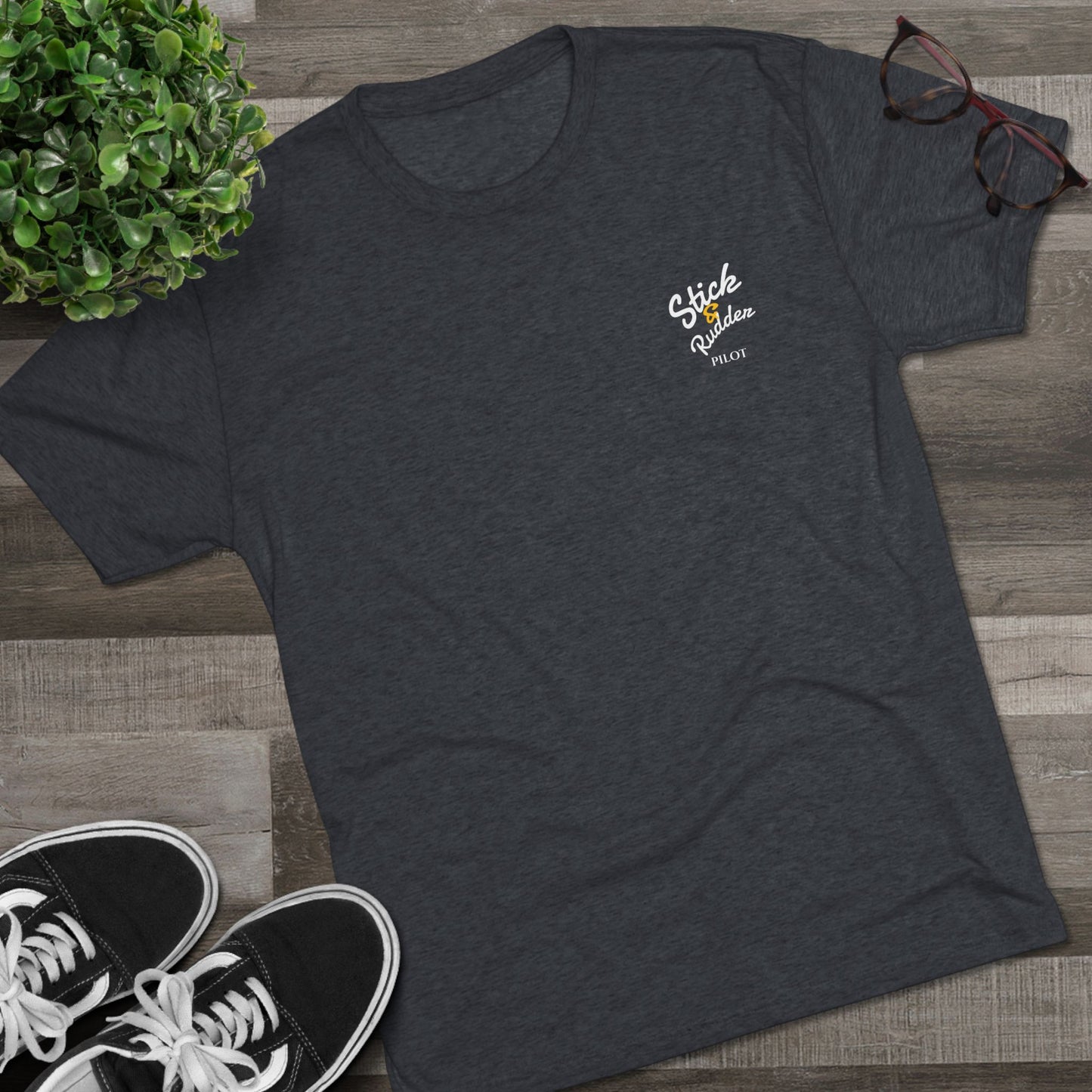 Stick & Rudder T-Shirt, Perfect Gift for Pilots, Travel Enthusiasts, and Father's Day, Casual Wear, Unisex [...]