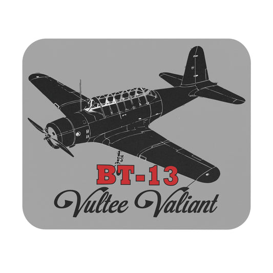 BT-13 Vintage Airplane Mouse Pad -  Perfect Gift for Aviation Enthusiasts, Office Decor, Pilot Gifts