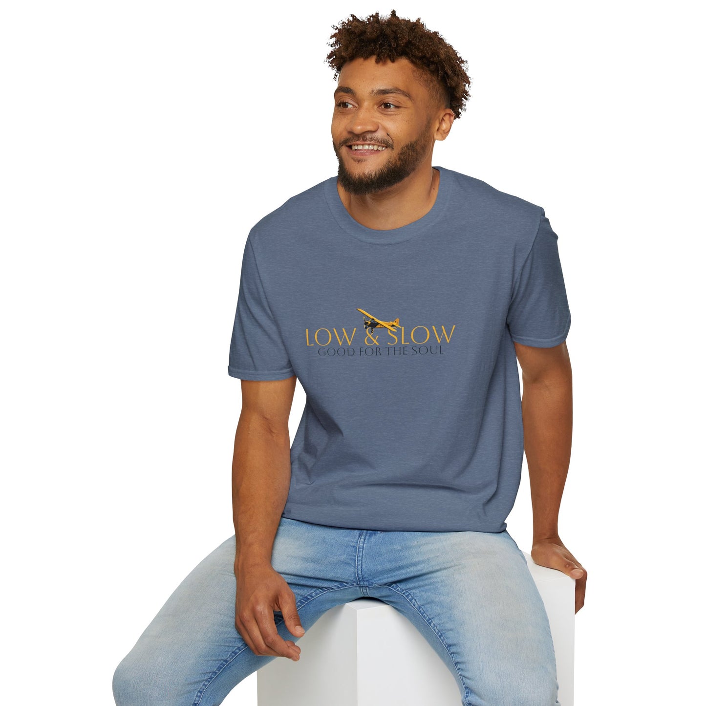 Low & Slow Taildragger Flying Aviation T-Shirt