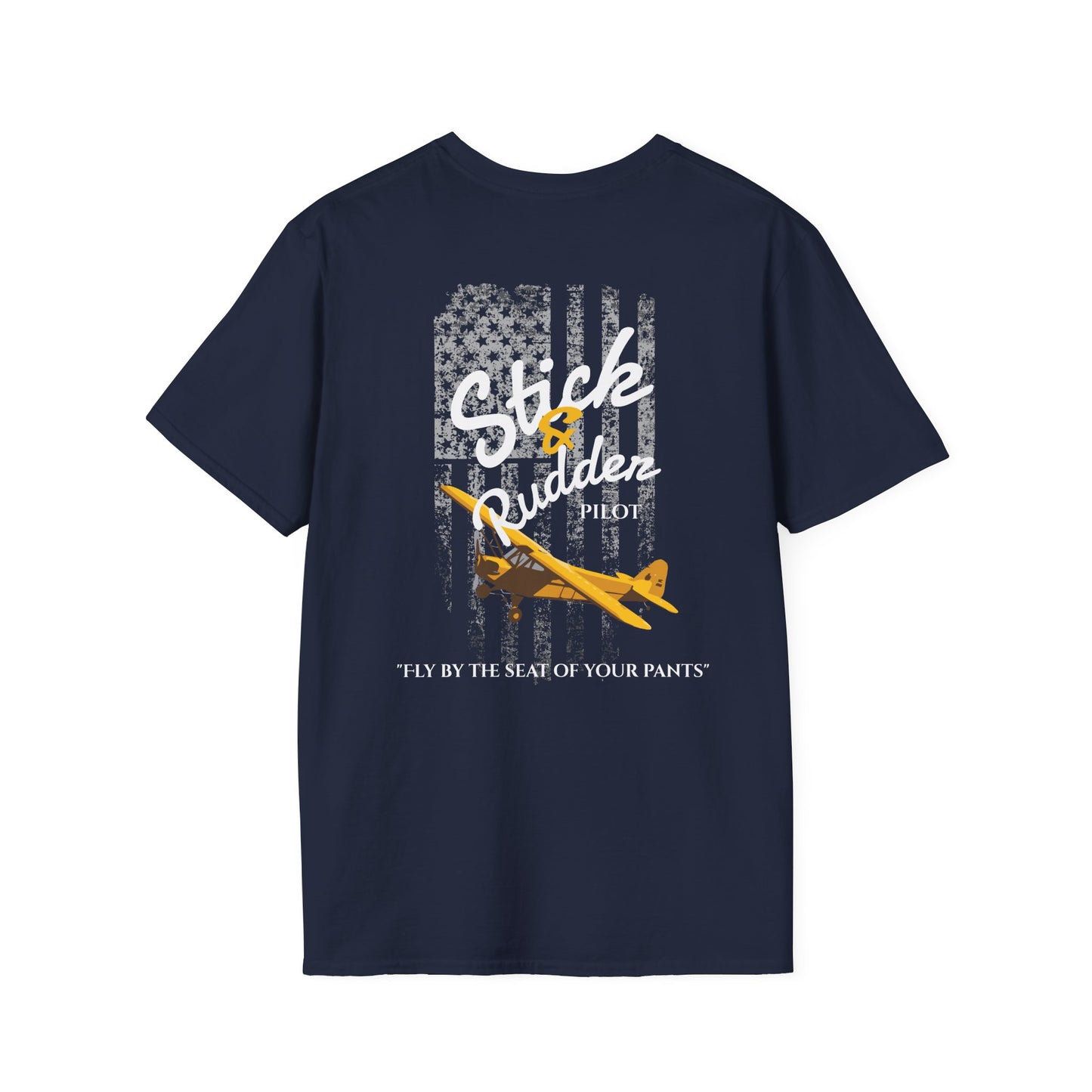 Cub Stick & Rudder Vintage Aviation T-Shirt