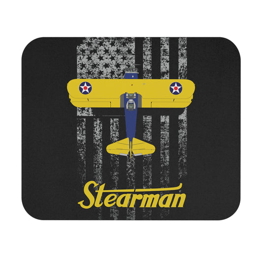 Stearman Vintage Airplane Mouse Pad -  Perfect Gift for Aviation Enthusiasts, Office Decor, Pilot Gifts