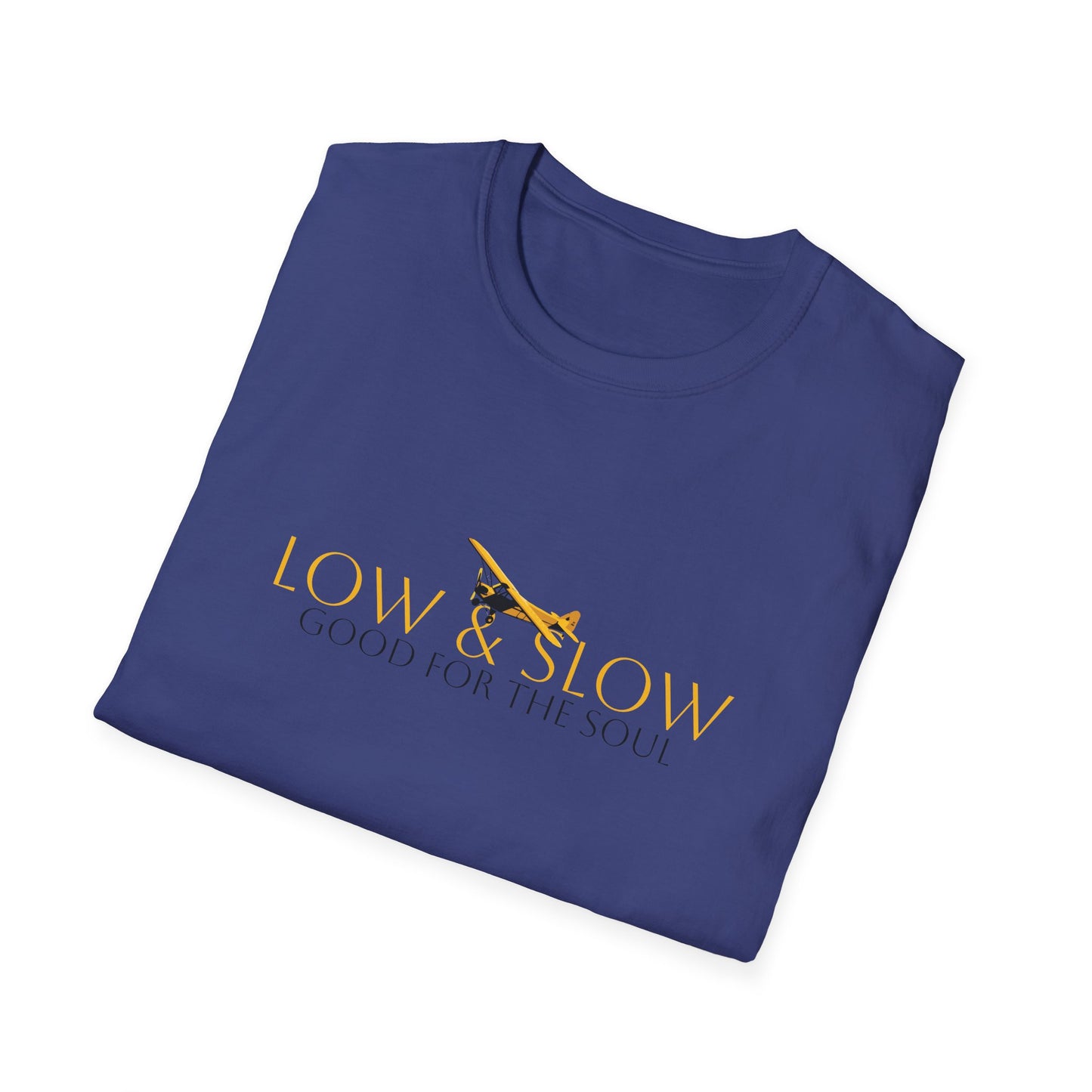 Low & Slow Taildragger Flying Aviation T-Shirt