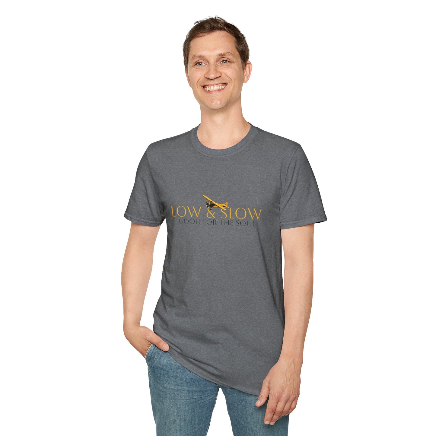 Low & Slow Taildragger Flying Aviation T-Shirt