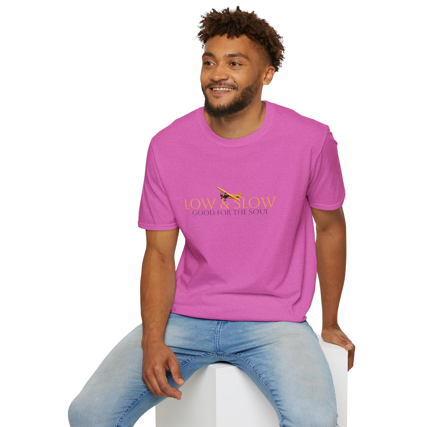 Low & Slow Taildragger Flying Aviation T-Shirt