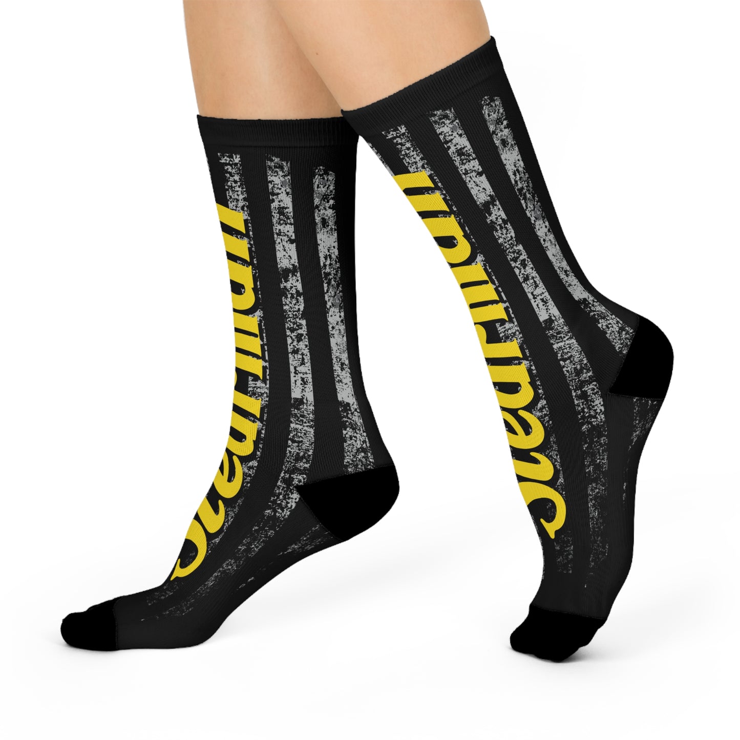 Comfortable Stearman Logo Crew Socks for Everyday Wear, Unique Gift, Cozy Home Accessories, Fun Sock Collection, Fashionable Feet
