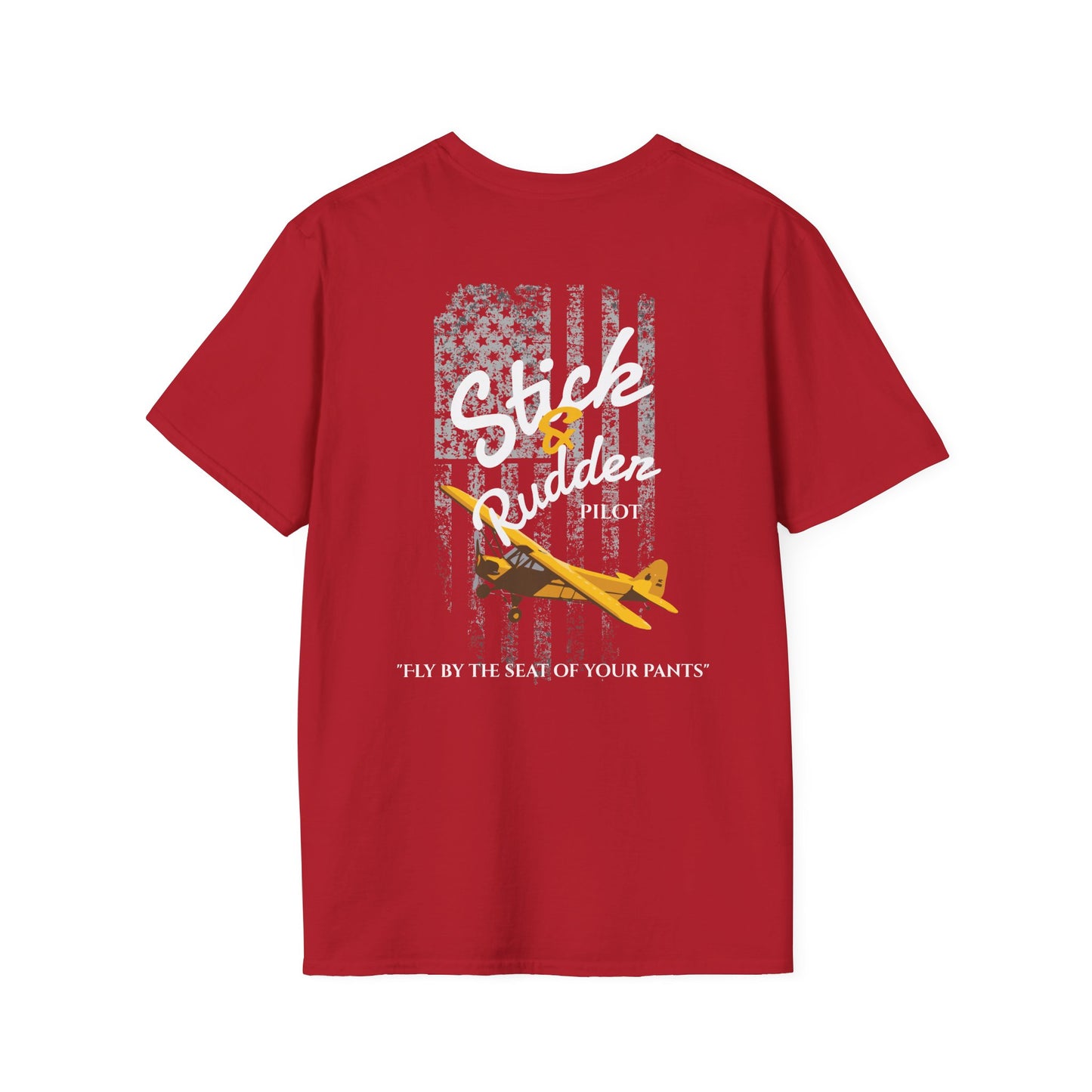 Cub Stick & Rudder Vintage Aviation T-Shirt