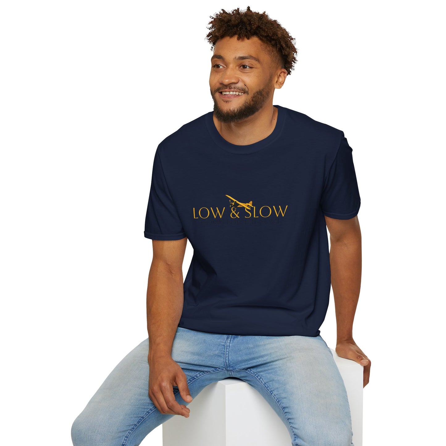 Low & Slow Taildragger Flying Aviation T-Shirt