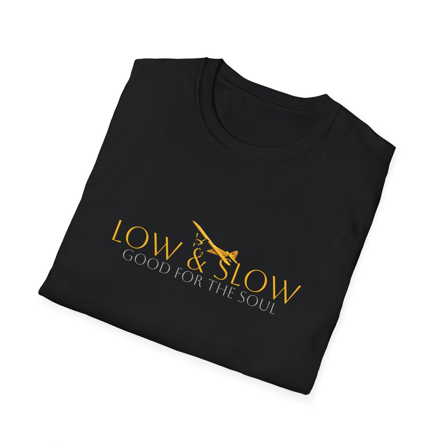 Low & Slow Taildragger Flying Aviation T-Shirt