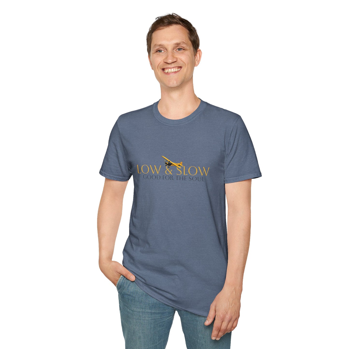 Low & Slow Taildragger Flying Aviation T-Shirt
