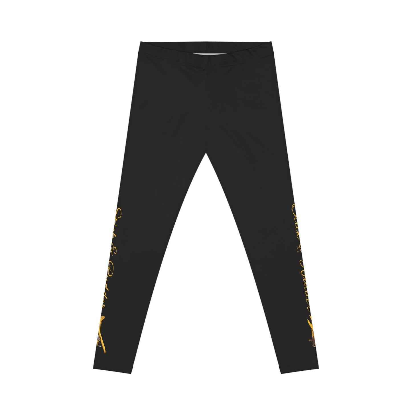 Cub Stick & Rudder Leggings with Aviation Print, Casual Activewear, Everyday Comfort, Sporty Fashion, Great for Gym & Lounging