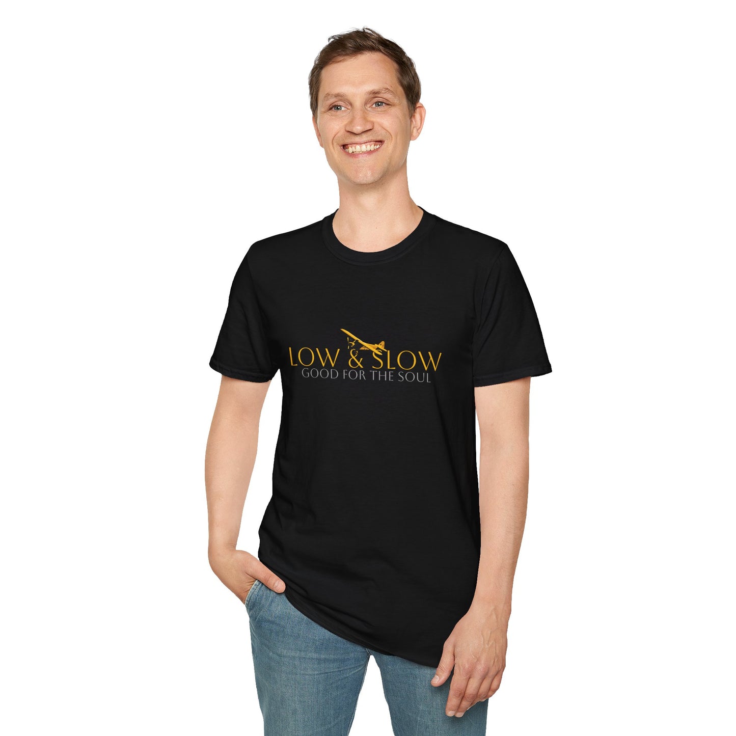 Low & Slow Taildragger Flying Aviation T-Shirt