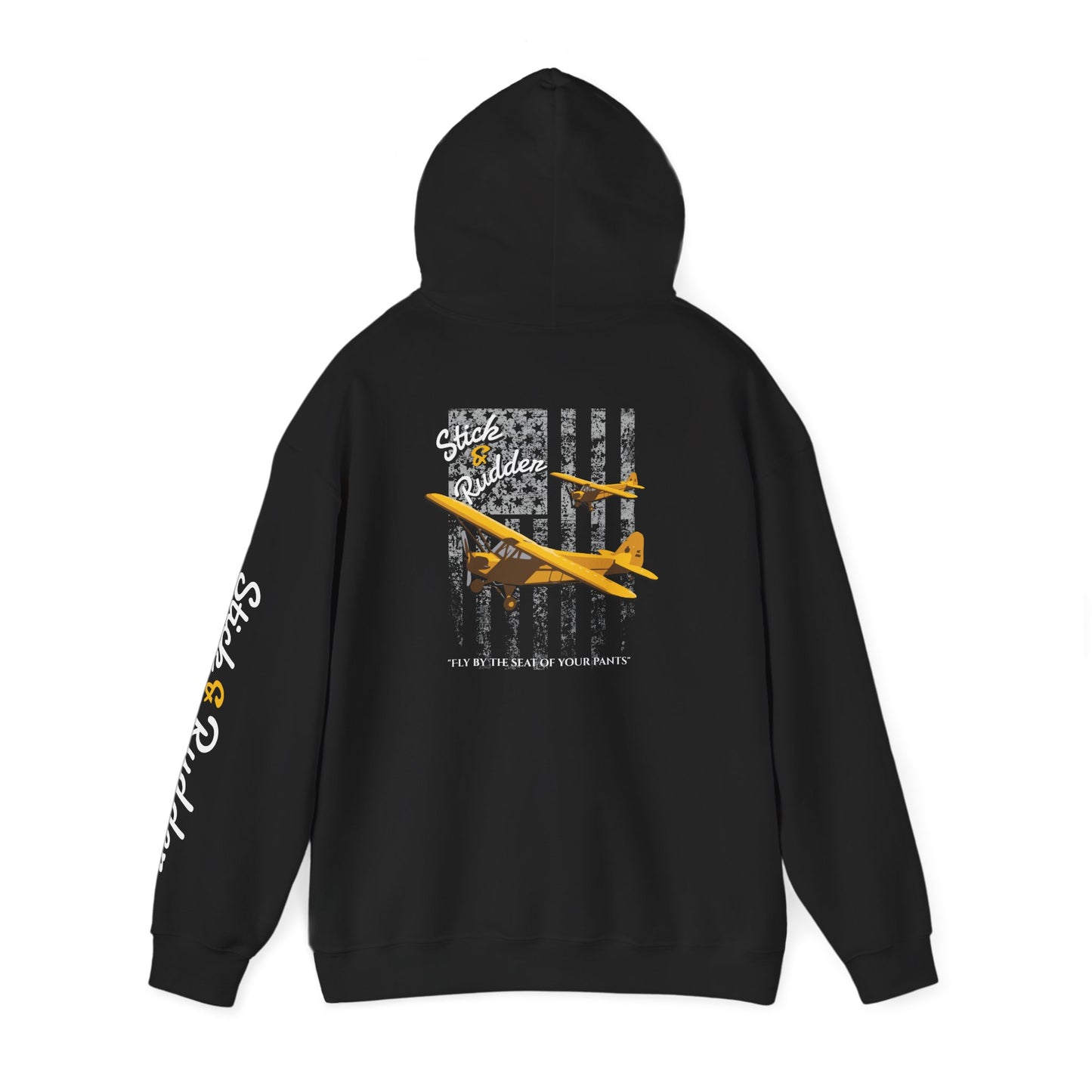 Stick & Rudder Aviator Vintage Hoodie, Unisex Pilot Sweatshirt, Retro Aviation Gift, Cozy Travel Wear, Unique Airplane Design