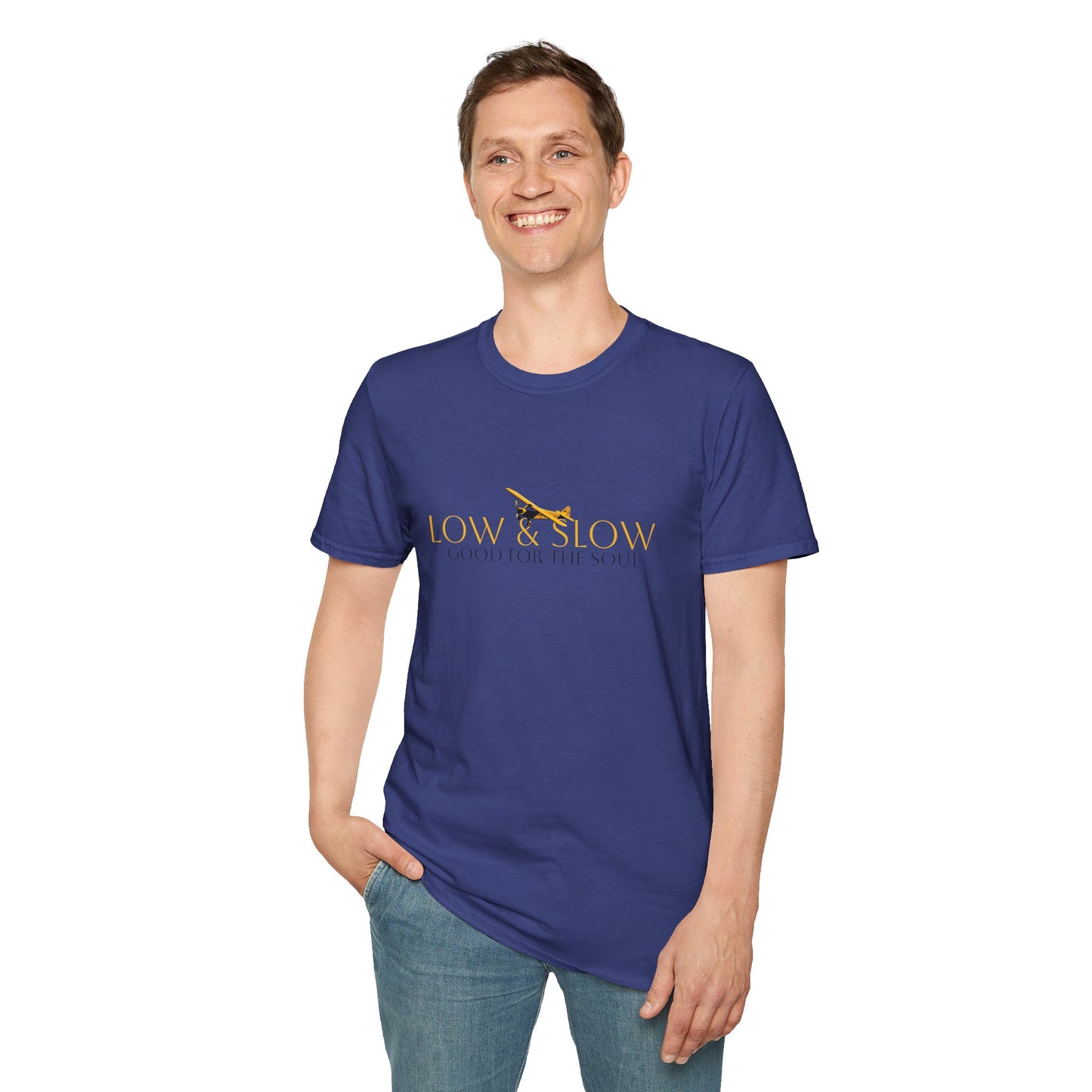 Low & Slow Taildragger Flying Aviation T-Shirt