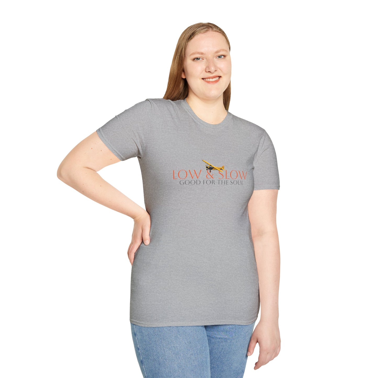 Low & Slow Taildragger Flying Aviation T-Shirt