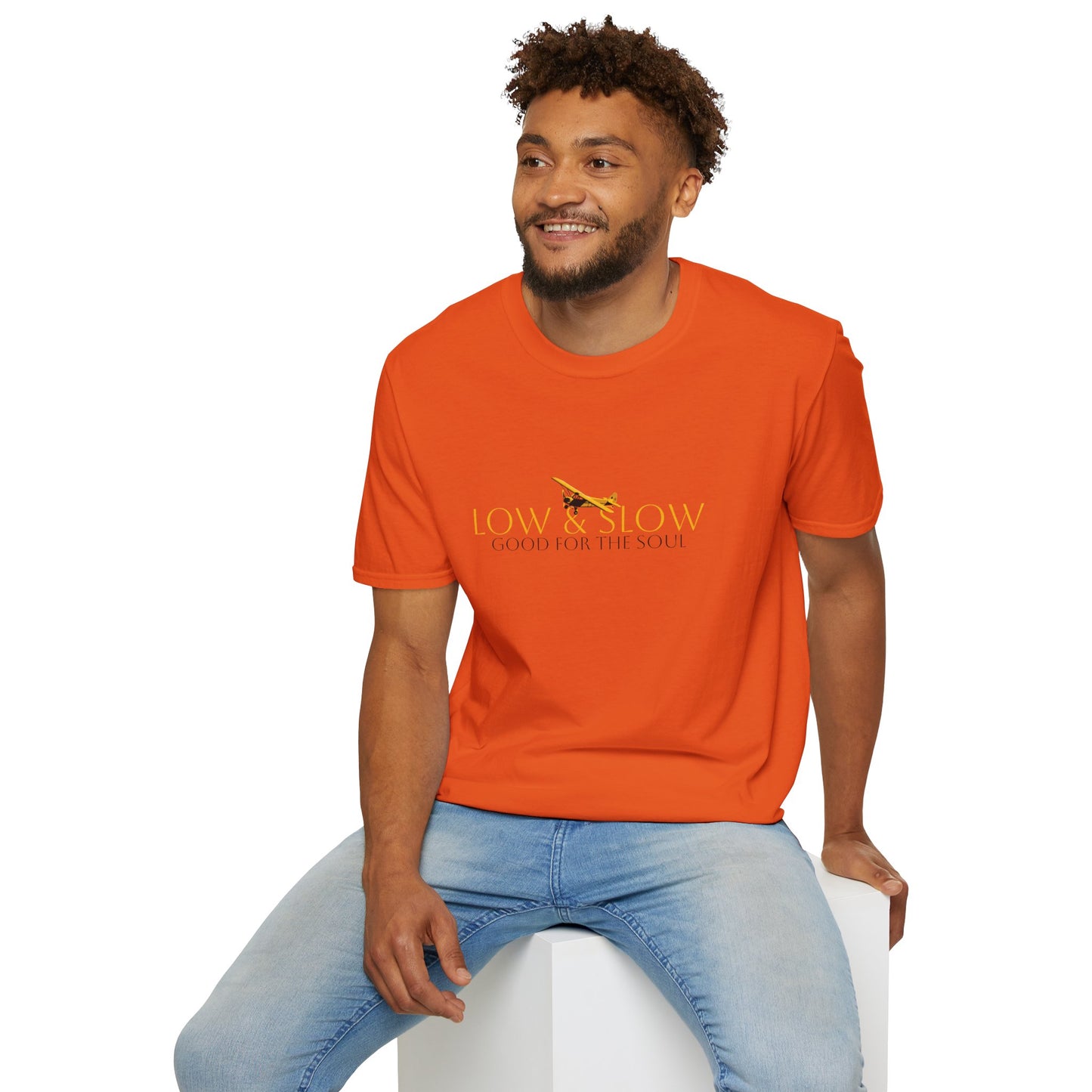 Low & Slow Taildragger Flying Aviation T-Shirt