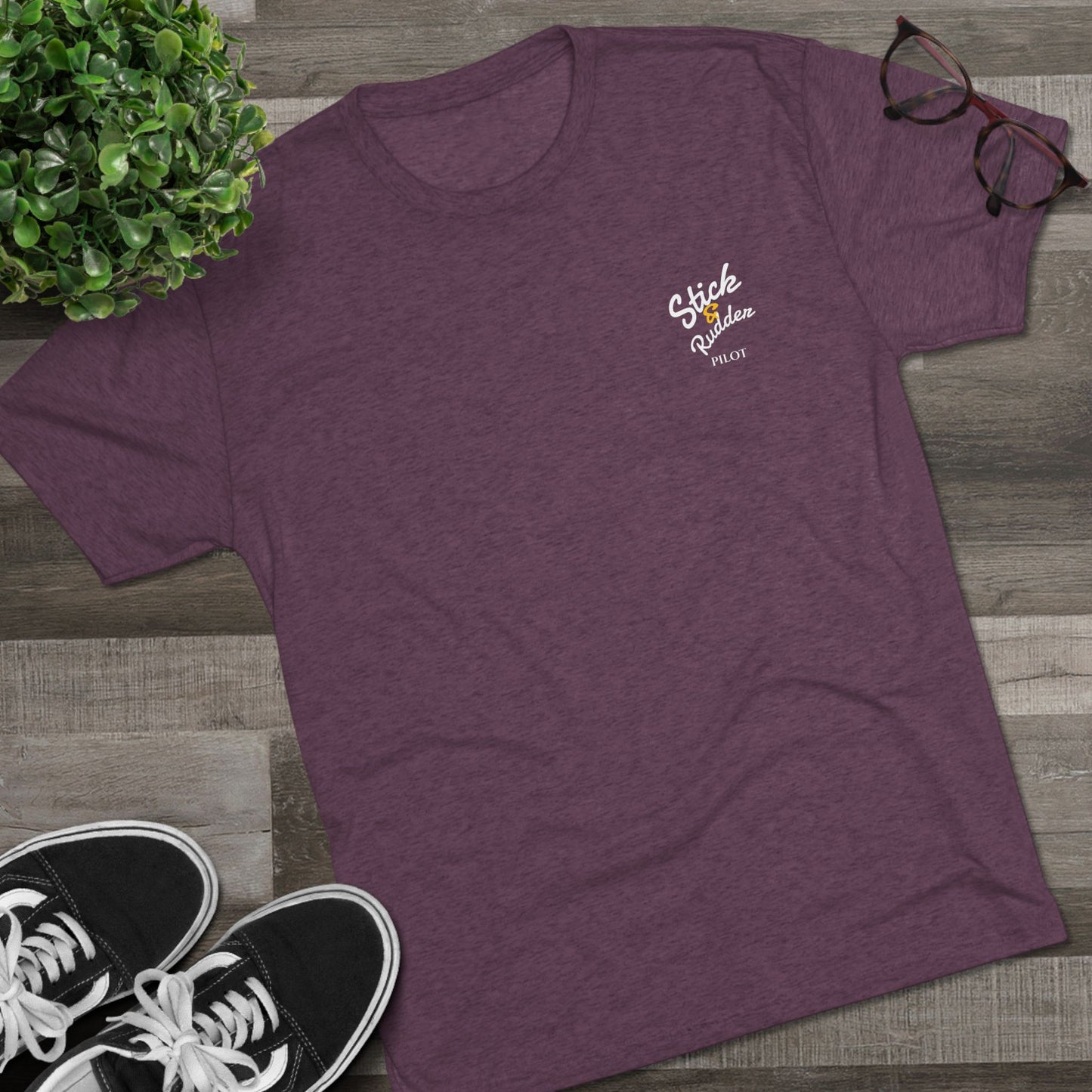 Stick & Rudder T-Shirt, Perfect Gift for Pilots, Travel Enthusiasts, and Father's Day, Casual Wear, Unisex [...]