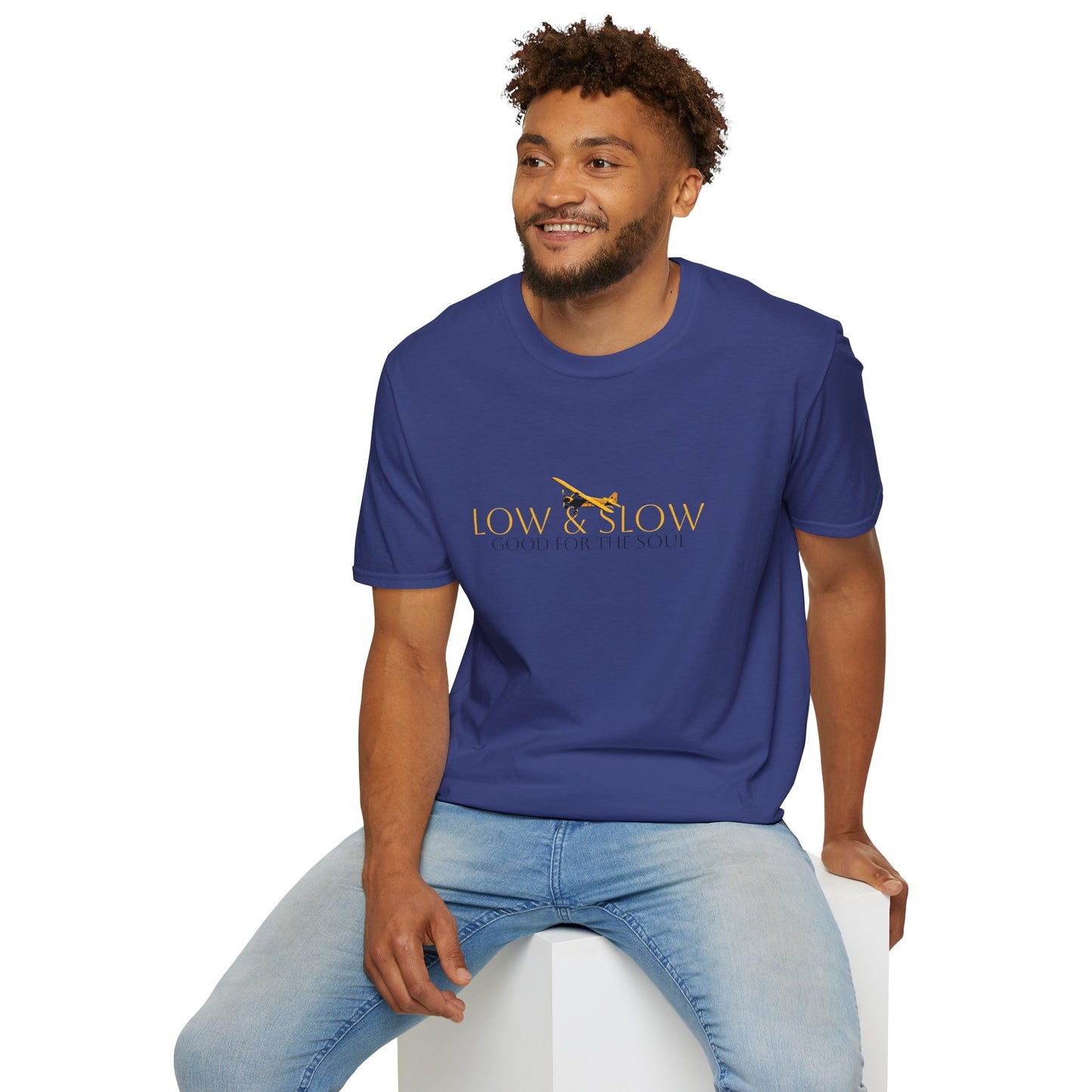 Low & Slow Taildragger Flying Aviation T-Shirt