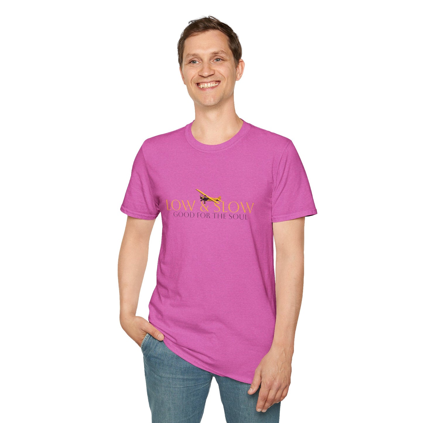 Low & Slow Taildragger Flying Aviation T-Shirt