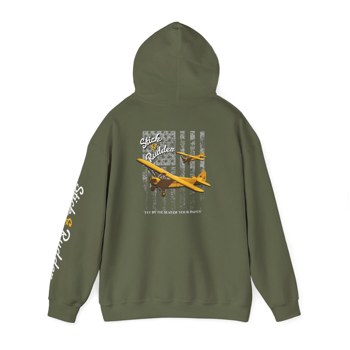 Stick & Rudder Aviator Vintage Hoodie, Unisex Pilot Sweatshirt, Retro Aviation Gift, Cozy Travel Wear, Unique Airplane Design