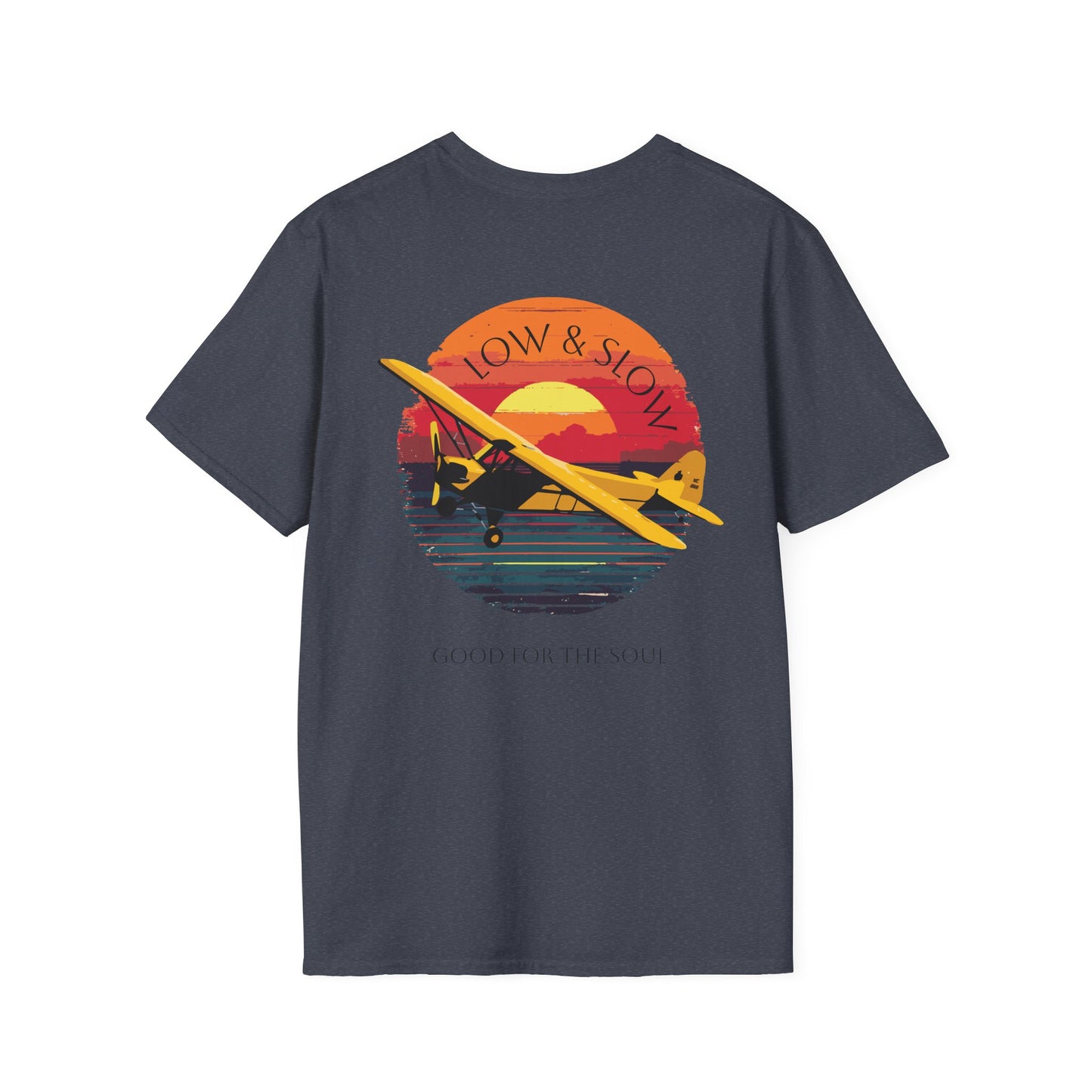 Low & Slow Taildragger Flying Aviation T-Shirt