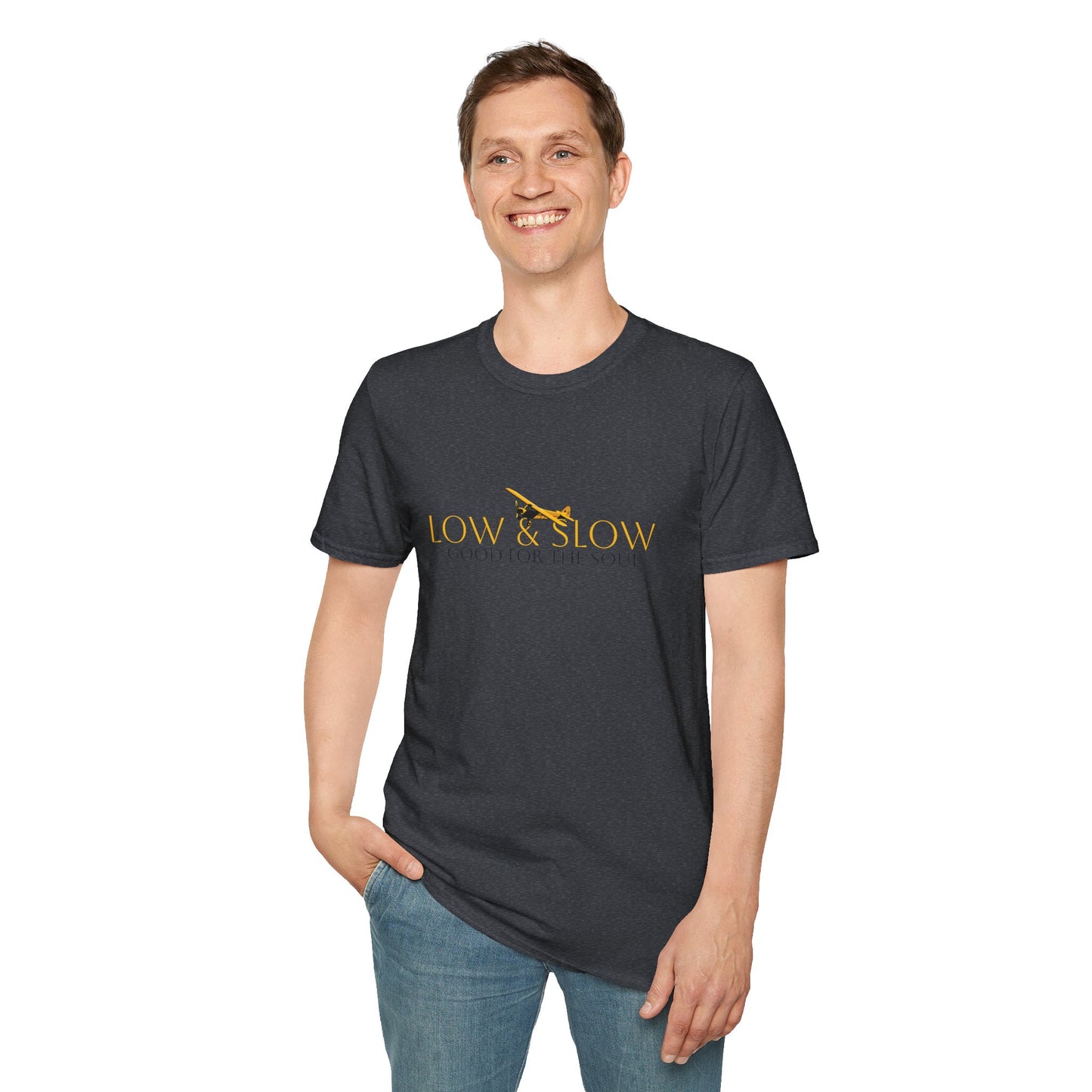 Low & Slow Taildragger Flying Aviation T-Shirt