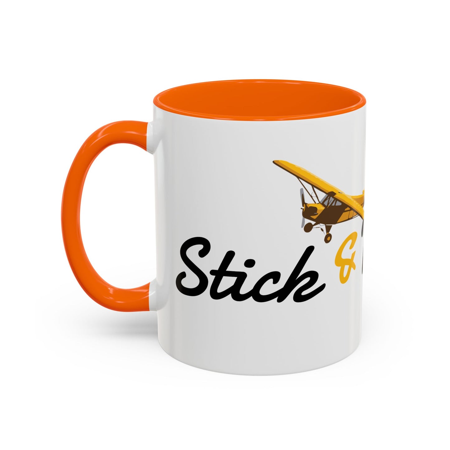 Stick & Rudder Coffee Mug with Airplane Design - Perfect Gift for Aviation Lovers, Personalized Travel Mug, Hot Beverage Cup, Unique [...]