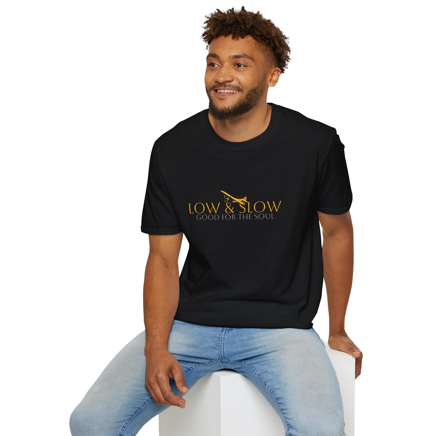 Low & Slow Taildragger Flying Aviation T-Shirt