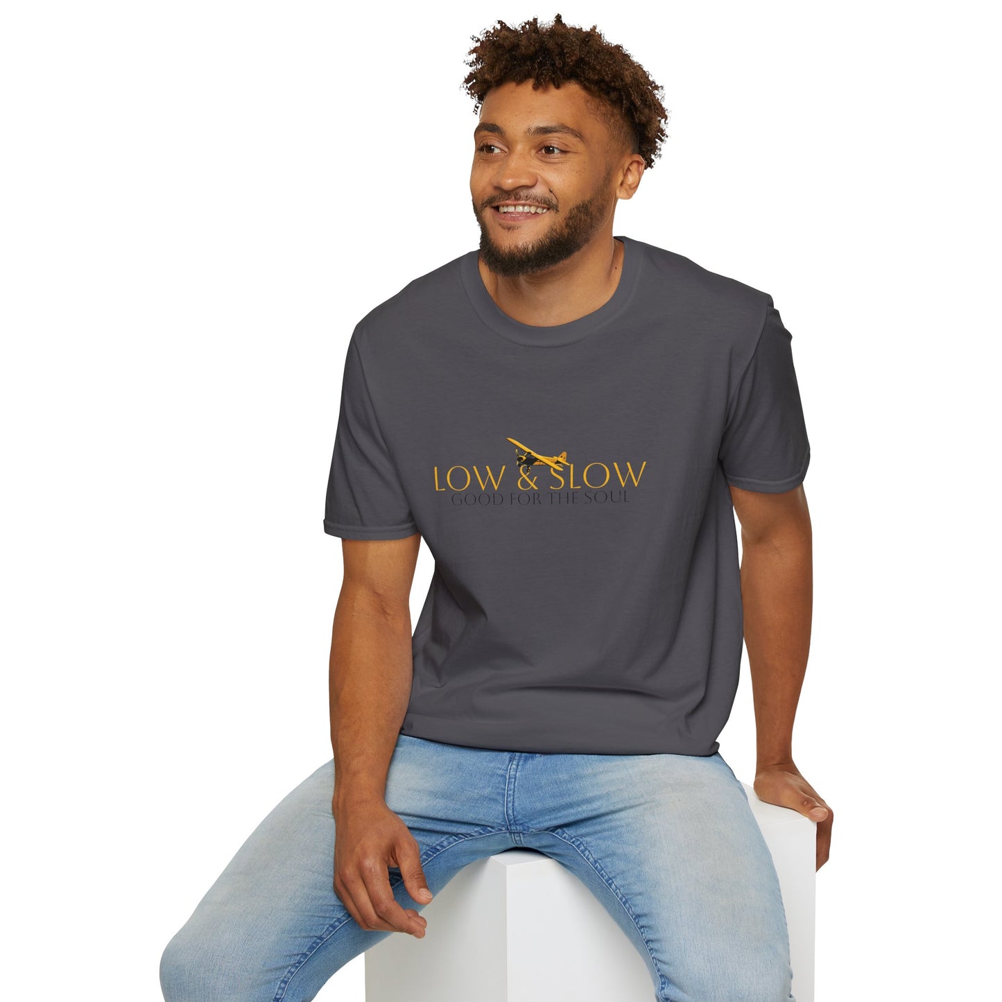 Low & Slow Taildragger Flying Aviation T-Shirt