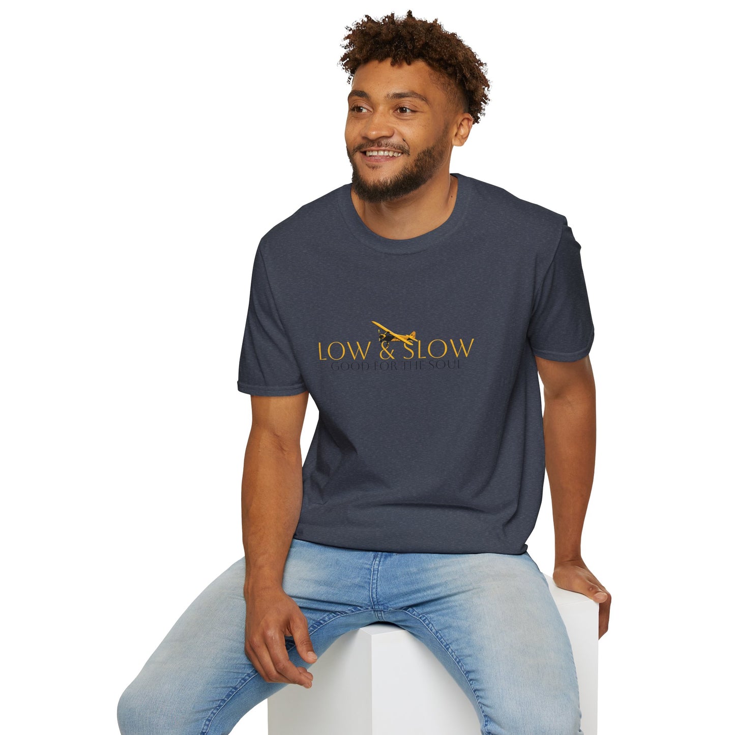 Low & Slow Taildragger Flying Aviation T-Shirt