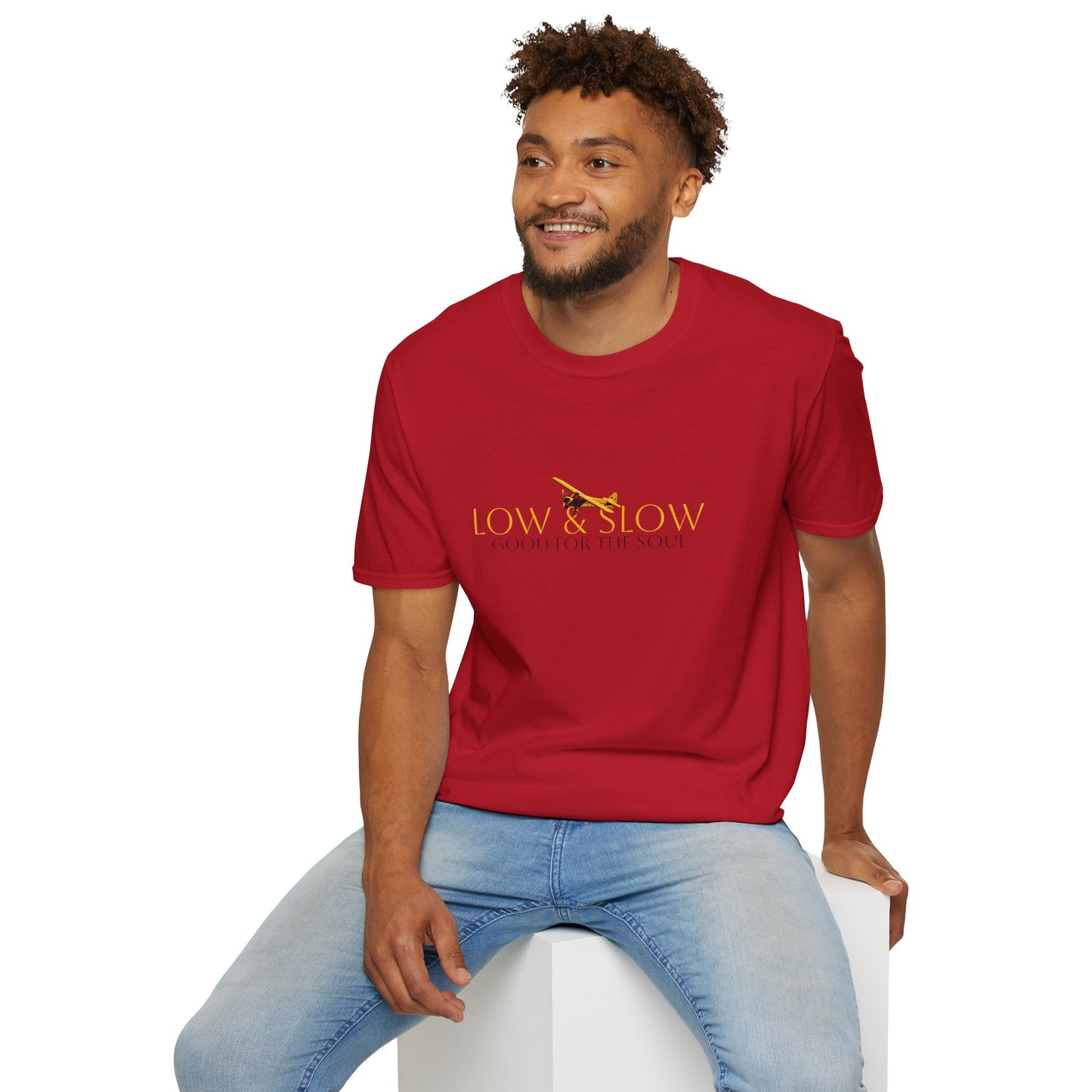 Low & Slow Taildragger Flying Aviation T-Shirt