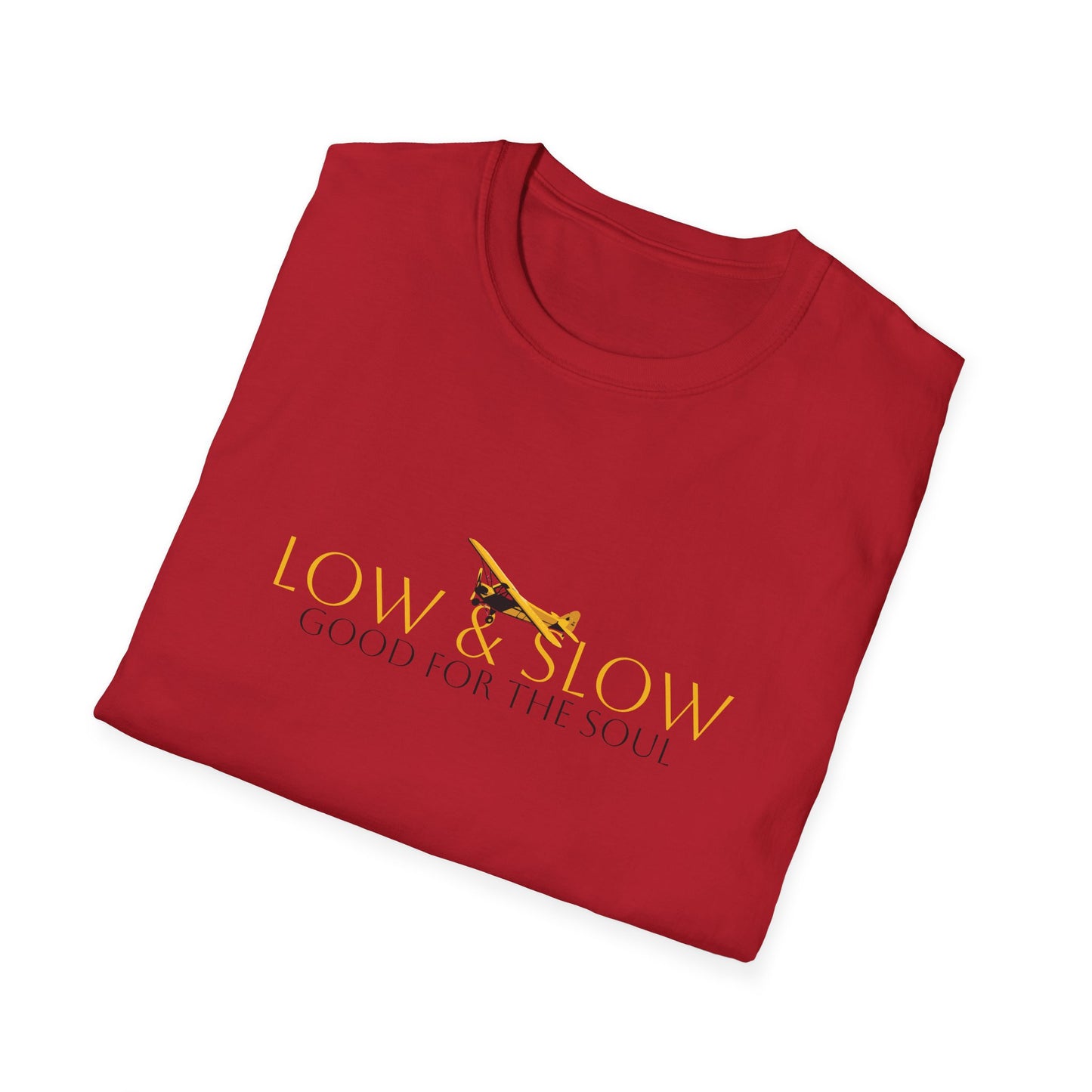 Low & Slow Taildragger Flying Aviation T-Shirt