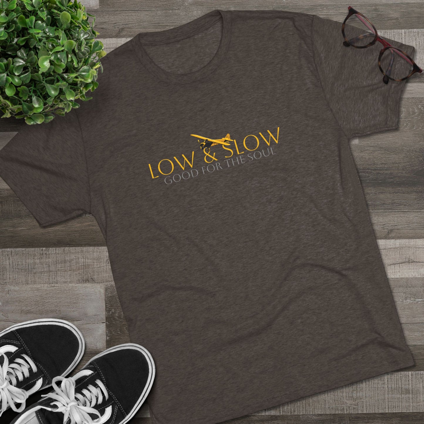 Low & Slow Taildragger Flying T-Shirt, Perfect Gift for Pilots, Travel Enthusiasts, and Father's Day, Casual Wear, Unisex [...]